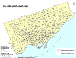 0 Toronto Neighbourhoods Map.Pdf