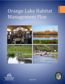 Orange Lake Habitat Management Plan Final Draft