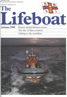 Lifeboat Institution Volume 51 Number 513 The