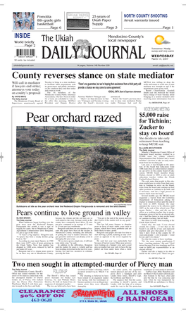 County Reverses Stance on State Mediator