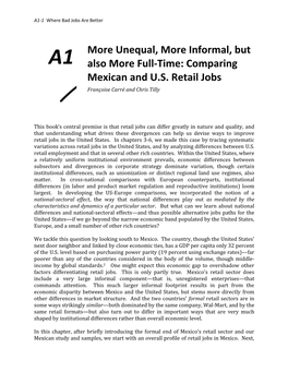 Comparing Mexican and US Retail Jobs