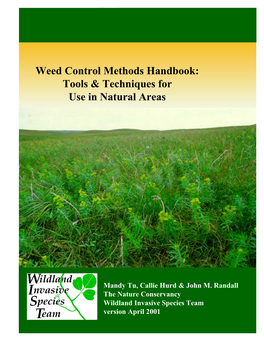 Weed Contro Methods Handbook