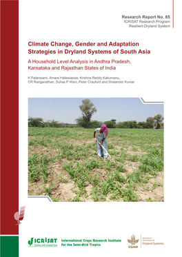 Climate Change, Gender and Adaptation Strategies in Dryland