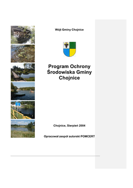 Program Ochrony Środowiska Gminy Chojnice