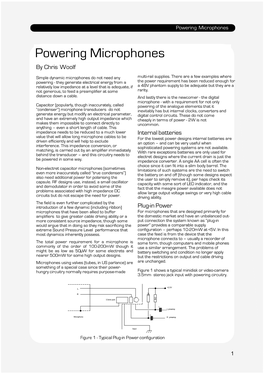 Powering Microphones V