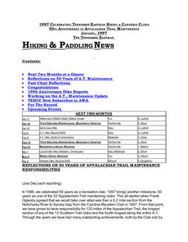Jan 1997 Newsletter