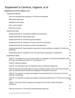 Supplement to Cechova, Vegesna, Et Al