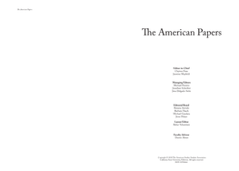 The American Papers