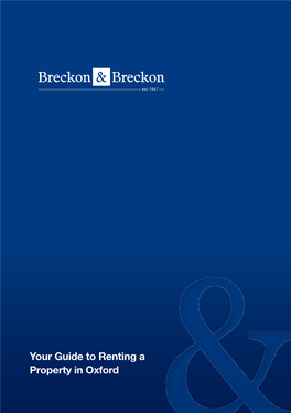 Your Guide to Renting a Property in Oxford