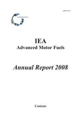 IEA Annual Report 2008