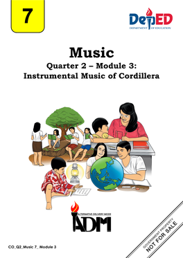 Quarter 2 – Module 3: Instrumental Music of Cordillera