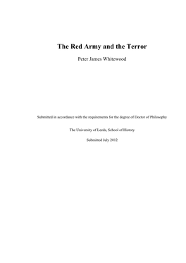 The Red Army and the Terror