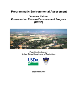 Yakama Nation Conservation Reserve Enhancement Program (CREP)