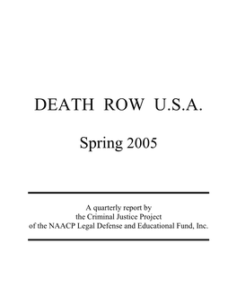 Death Row U.S.A