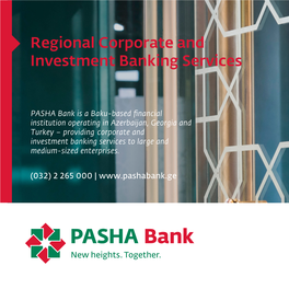 PASHA Bank Results Overview Is Based on Unaudited Figures