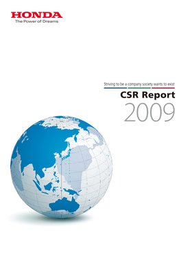 CSR Report 2009 Publication Policy