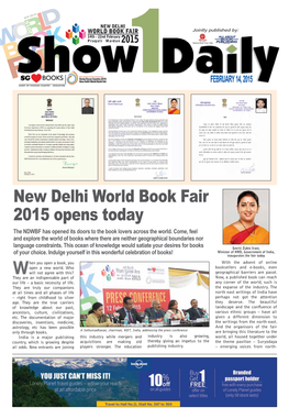 1 New Delhi World Book Fair 2015 Opens Today