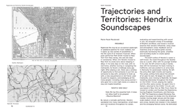 Trajectories and Territories: Hendrix Soundscapes NIGHT: PASSAGES Trajectories and Territories: Hendrix Soundscapes