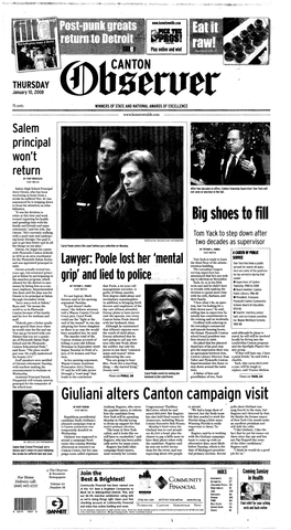 Return Lawyer: Poole Lost Her'mental to Grip' and Big Shoes to Fil Giuliani Alters Campaign Visit