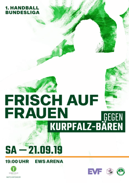 Sa — 21.09.19 19:00 Uhr Ews Arena