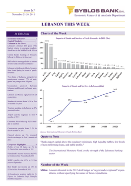 Lebanon This Week
