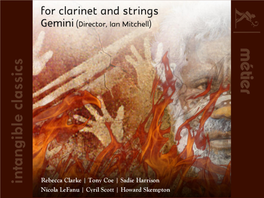 For Clarinet and Strings