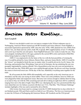 AMX-Clamation!!!Volumevolume 15 Number 3 May- June 2006