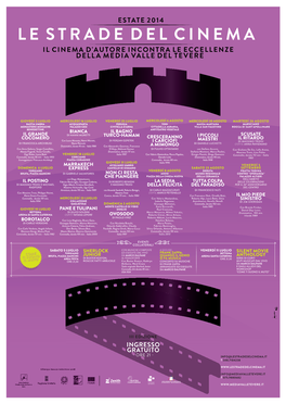 Strade Del Cinema Locandina 2014.Indd