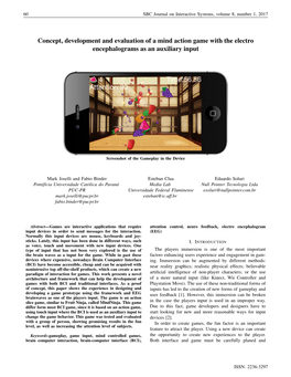 Concept, Development and Evaluation of a Mind Action Game with the Electro Encephalograms As an Auxiliary Input