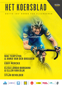 Niki Terpstra & Anna Van Der Breggen Eddy Merckx Elisa
