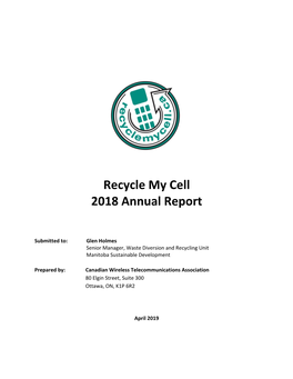 Recycle My Cell 2018 Annual Report