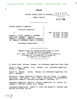 92-3258 Document: 01019306484 Date Filed: 09/23/1994 Page: 1