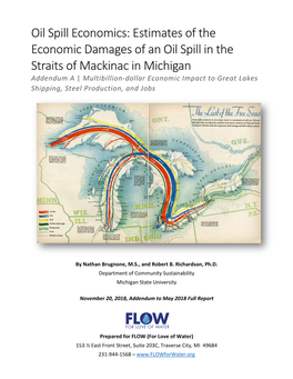 Estimates of the Economic Damages of an Oil Spill in the Straits Of