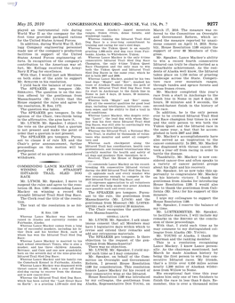 CONGRESSIONAL RECORD—HOUSE, Vol. 156, Pt