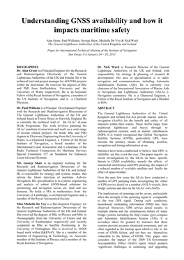 Understanding GNSS Availability and How It Impacts Maritime Safety