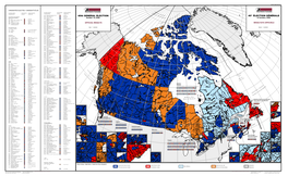 Map of Canada, Official Results of the 40Th General Election – PDF Format