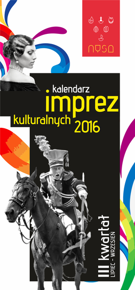 Kalendarz Imprez Kulturalnych 2016