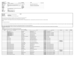 Notification Requirements to Clecs