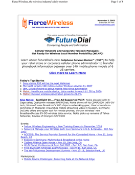 Learn About Futuredial's New Cellphone Service Stationtm