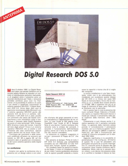 Ol Reseorch DOS 5.0