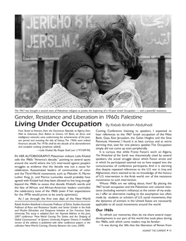 Gender, Resistance and Liberation in 1960S Palestine