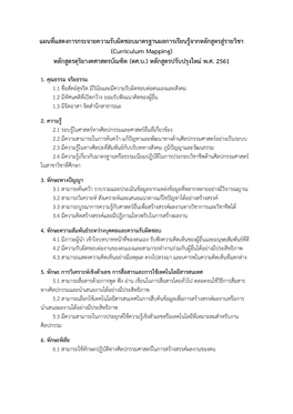 Curriculum Mapping ป.ตรี