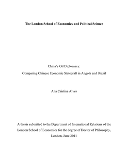 Comparing Chinese Economic Statecraft in Angola and Brazil