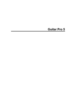 Guitar Pro 5