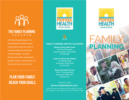 Family Planning Brochure