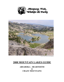 2008 Mountain Lakes Guide