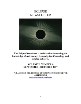 Eclipse Newsletter