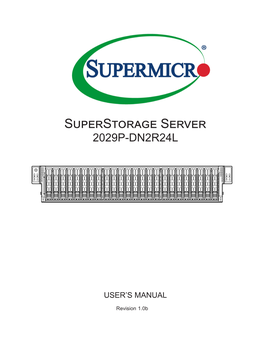 Superstorage Server 2029P-DN2R24L