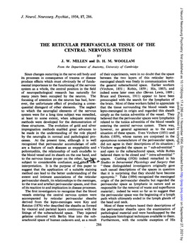 The Reticular Perivascular Tissue of the Central Nervous System by J