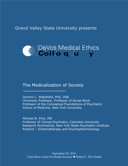 Devos Medical Ethics Colloquy Past Events